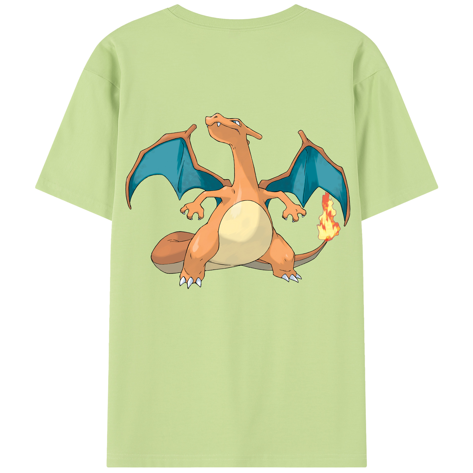 （画像用） ポケットモンスター Pokémon 綿100％半袖Tシャツ（背面プリント）
